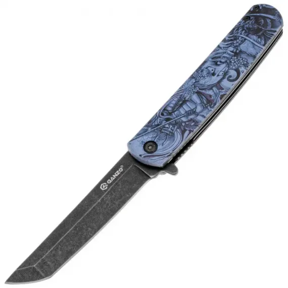 Складной нож Ganzo G626 Grey Samurai cталь 440A, рукоять ABS