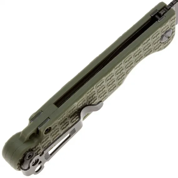 Складной нож Daggerr Dopey DL blackwash сталь 8Cr14MoV, рукоять Olive FRN