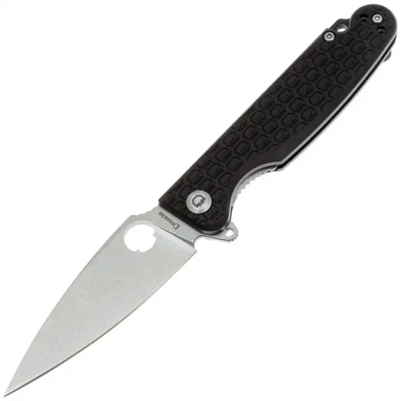 Складной нож Daggerr Piranha DL stonewash сталь 8Cr14MoV, рукоять Black FRN