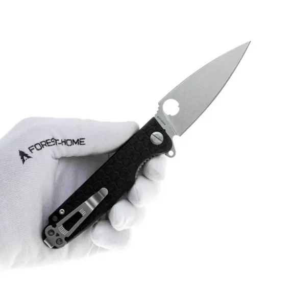 Складной нож Daggerr Piranha DL stonewash сталь 8Cr14MoV, рукоять Black FRN