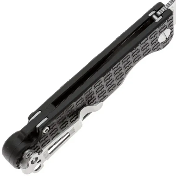 Складной нож Daggerr Piranha DL stonewash сталь 8Cr14MoV, рукоять Black FRN