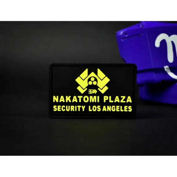 Нашивка, патч "Nakatomi Plaza" ПВХ тактическая с липучкой.