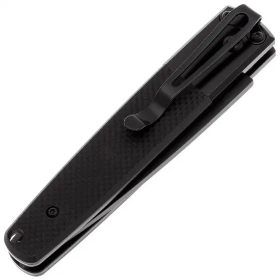 Складной нож Ganzo G721B-BK black cталь 440C, рукоять Black G10