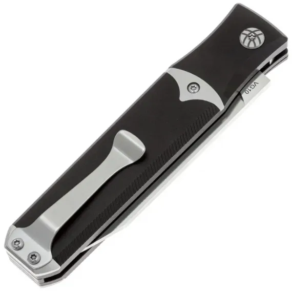 Автоматический нож Reptilian Шик-01 сталь VG-10, рукоять Black Aluminium