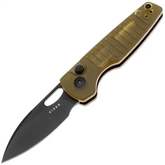 Складной нож Kizer Parakeet PVD сталь Nitro-V, рукоять Ultem