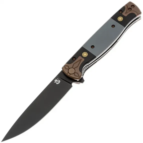 Складной нож Steelclaw Хорс-03 Black сталь VG-10, рукоять Grey G10