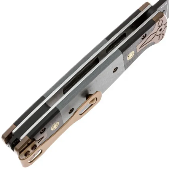 Складной нож Steelclaw Хорс-03 Black сталь VG-10, рукоять Grey G10