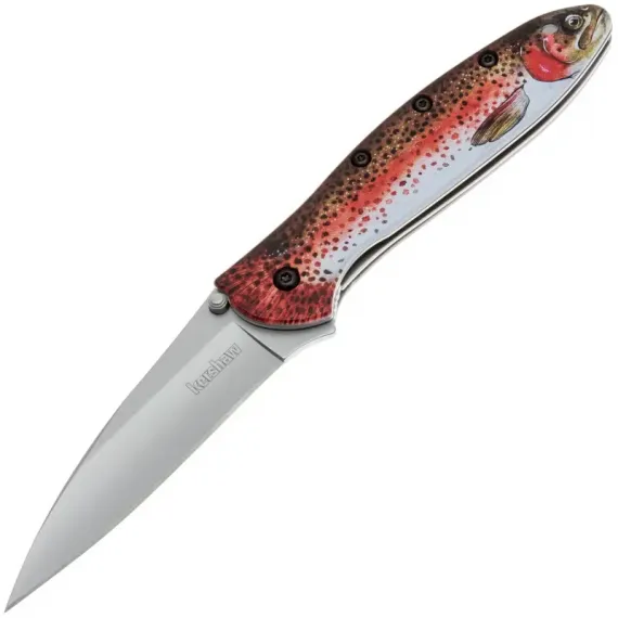 Складной нож Kershaw Leek Trout сталь 14C28N, рукоять Aluminium