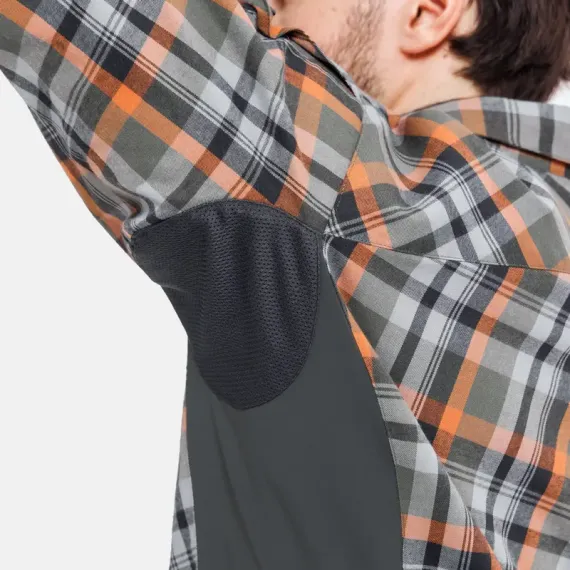 Рубашка Mont Blanc APEX, цвет Olive Plaid