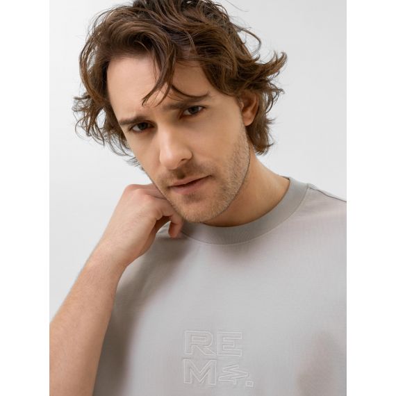 Футболка мужская Remington Casual REM Light Grey