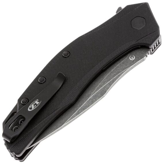 Складной нож 0357BW blackwash сталь S45VN, рукоять G10