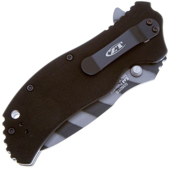 Складной нож ZT 0350TS Tiger Stripe сталь S30V, рукоять G10