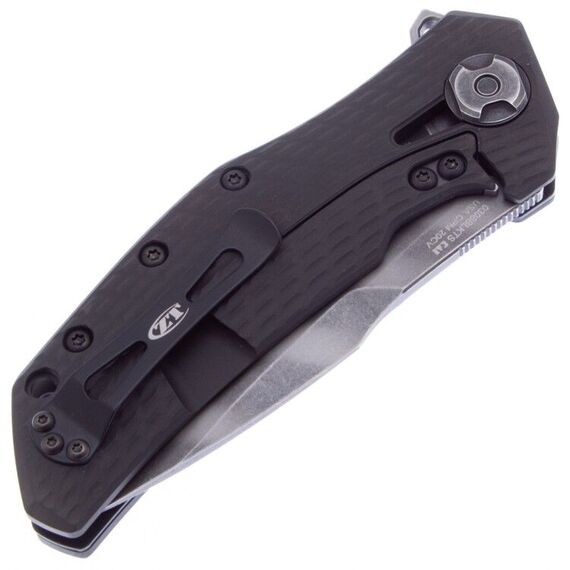 Складной нож Zero Tolerance 0308BLKTS сталь CPM-20CV Tiger Stripe DLC, рукоять титан/G10