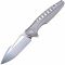 Складной нож Rike Knife Thor5 сталь M390, рукоять Gray Ti