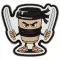 Патч MonkeyCrew Coffee Ninja