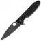 Складной нож Daggerr Piranha DL blackwash сталь 8Cr14MoV, рукоять Black FRN