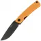 Складной нож SRM Air black сталь 14C28N, рукоять Orange G10
