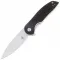 Складной нож Kizer Sidekick сталь 9Cr18MoV Satin, рукоять Black/White G10