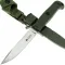 Тактический нож Kizlyar Supreme Combat Stonweash сталь AUS-10Co, рукоять Olive Kraton