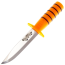 Нож Cold Steel 80PH Survival Edge cталь German 4116, рукоять Полипропилен оранжевый