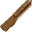 Автоматический нож Microtech Ultratech S/E Tan Cerakoted Chassis сталь M390, рукоять Tan