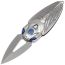 Складной нож Rike Knife Cicada сталь M390, рукоять Grey Ti