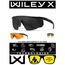 Тактические очки для стрельбы с баллистической защитой WILEYX Saber Advanced Matte Black (Grey-Rust)