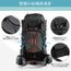 Рюкзак туристический NATUREHIKE Cloud Trail, 45+5L, 62х28х18см, черный