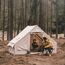 Палатка NATUREHIKE Gen Air 6.3, 2-4 местная, песочная