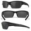 Баллистические очки для тактической стрельбы Wiley X Valor Matte Black (Grey)