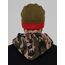 Шапка Remington Тight Knit Brown / Red