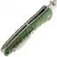 Складной нож Ganzo G6252 cталь 440, рукоять Green FRN