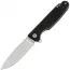 Складной нож Daggerr Dopey DL stonewash сталь 8Cr14MoV, рукоять Black FRN