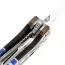 Складной нож Steelclaw Хорс-03 сталь VG-10, рукоять White/Blue G10